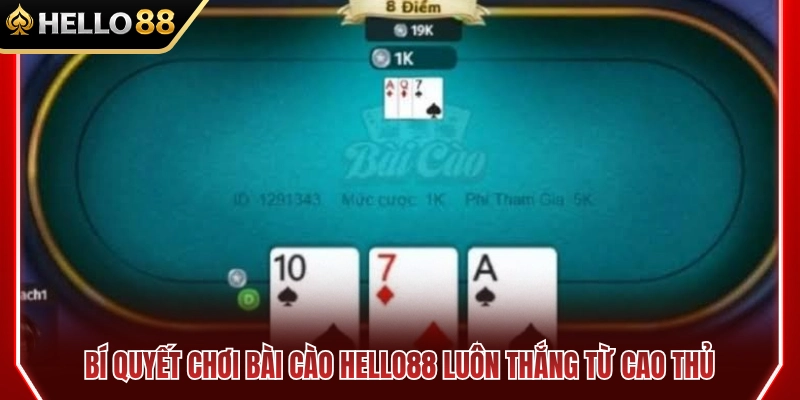 Mẹo đánh bài cào HELLO88 tối ưu cơ hội thắng từ chuyên gia 