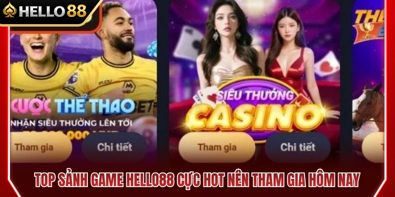 Danh sách top game quay nhanh HELLO88 hot nhất thị trường 